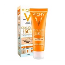 Vichy ideal soleil 50+ 3en1 manchas 50ml