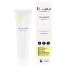 Dhyvana gel exfoliante miel y limón 100m
